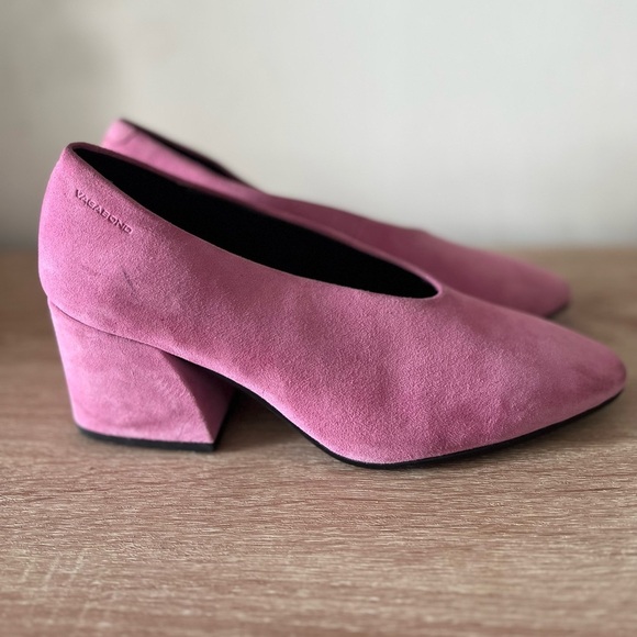 Vagabond Shoemakers Olivia Suede Heel in PINK size 36 - Picture 1 of 15